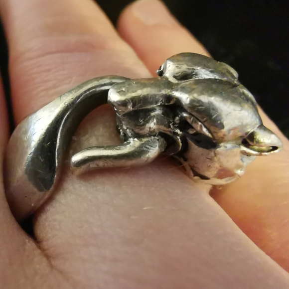 Effy Men's Panther Ring Sterling Silver US 10.5 - Picture 11 of 11